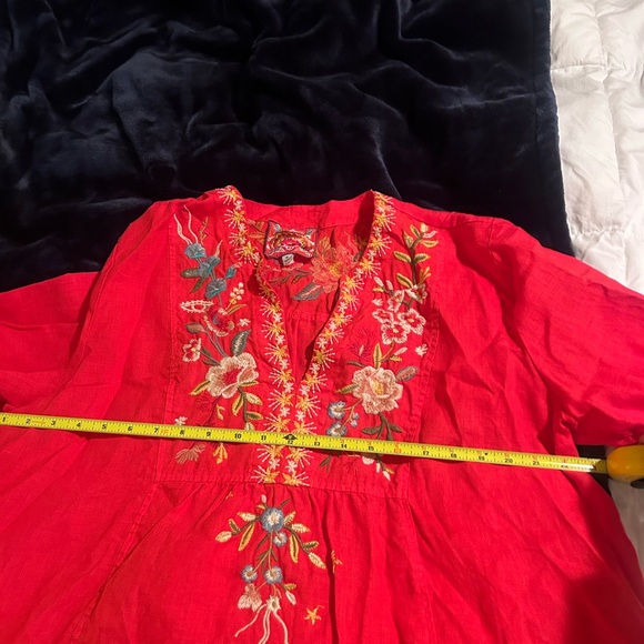 Johnny Was Lissa Weekend Boho Oversized Top - Picture 7 of 8